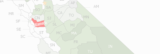 Alameda County Map