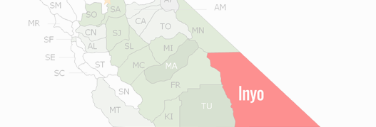 Inyo County Map