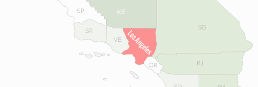 Los Angeles County Map