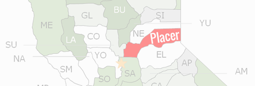 Placer County Map