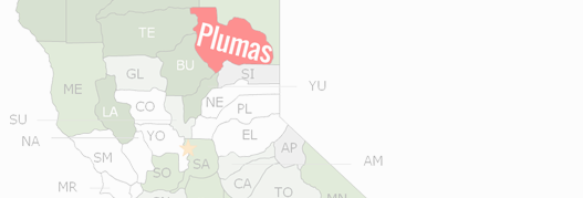 Plumas County Map