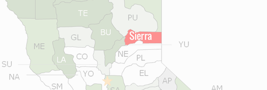 Sierra County Map