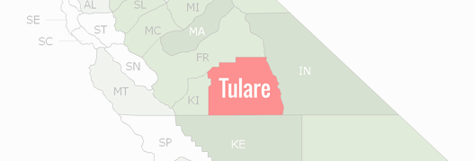 Tulare County Map