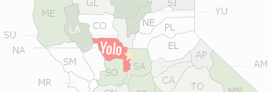 Yolo County Map